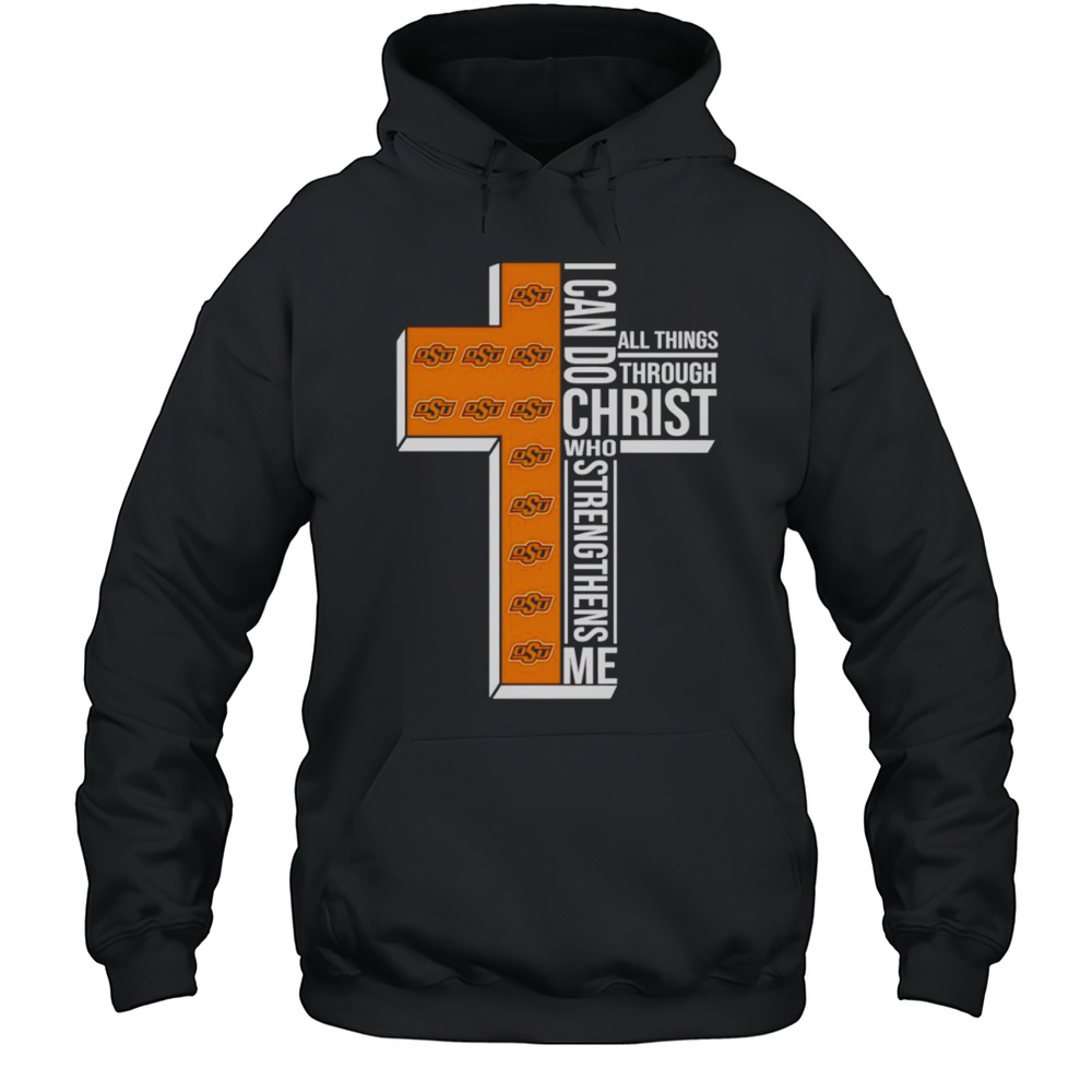 I Can Do All Things Through Christ Who Strengthens Me Oregon State Beavers Logo Shirt Unisex Hoodie