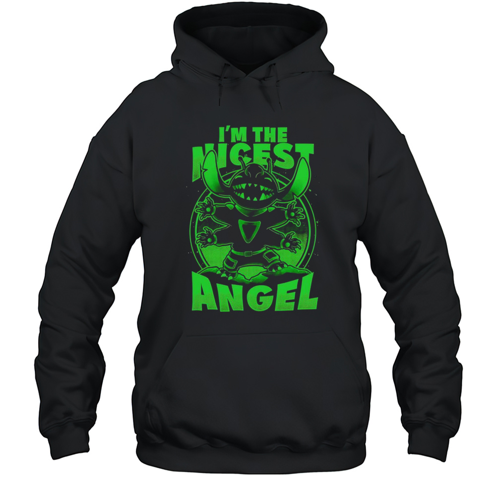 Im The Nicest Angel Stitch Shirt Unisex Hoodie