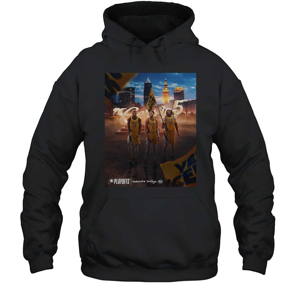 Indiana Pacers Eastern Conference Champions NBA 2025 Cers In 5 Shirt Unisex Hoodie