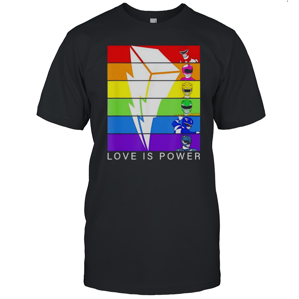 Love Is Power Rangers Shirt