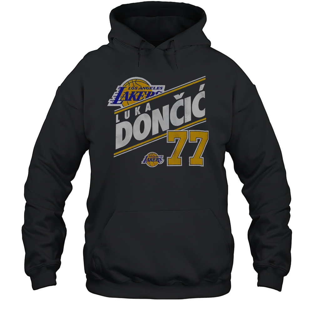 Luka Doni Los Angeles Lakers Basketball Player 77 Vintage T-Shirt Unisex Hoodie