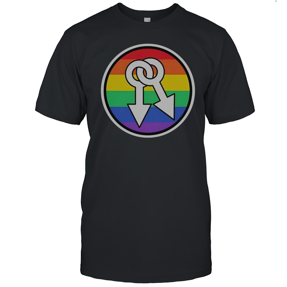 Male Symbols Rainbow T-Shirt