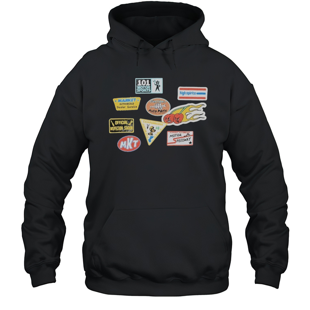 Market Patched T-Shirt Unisex Hoodie