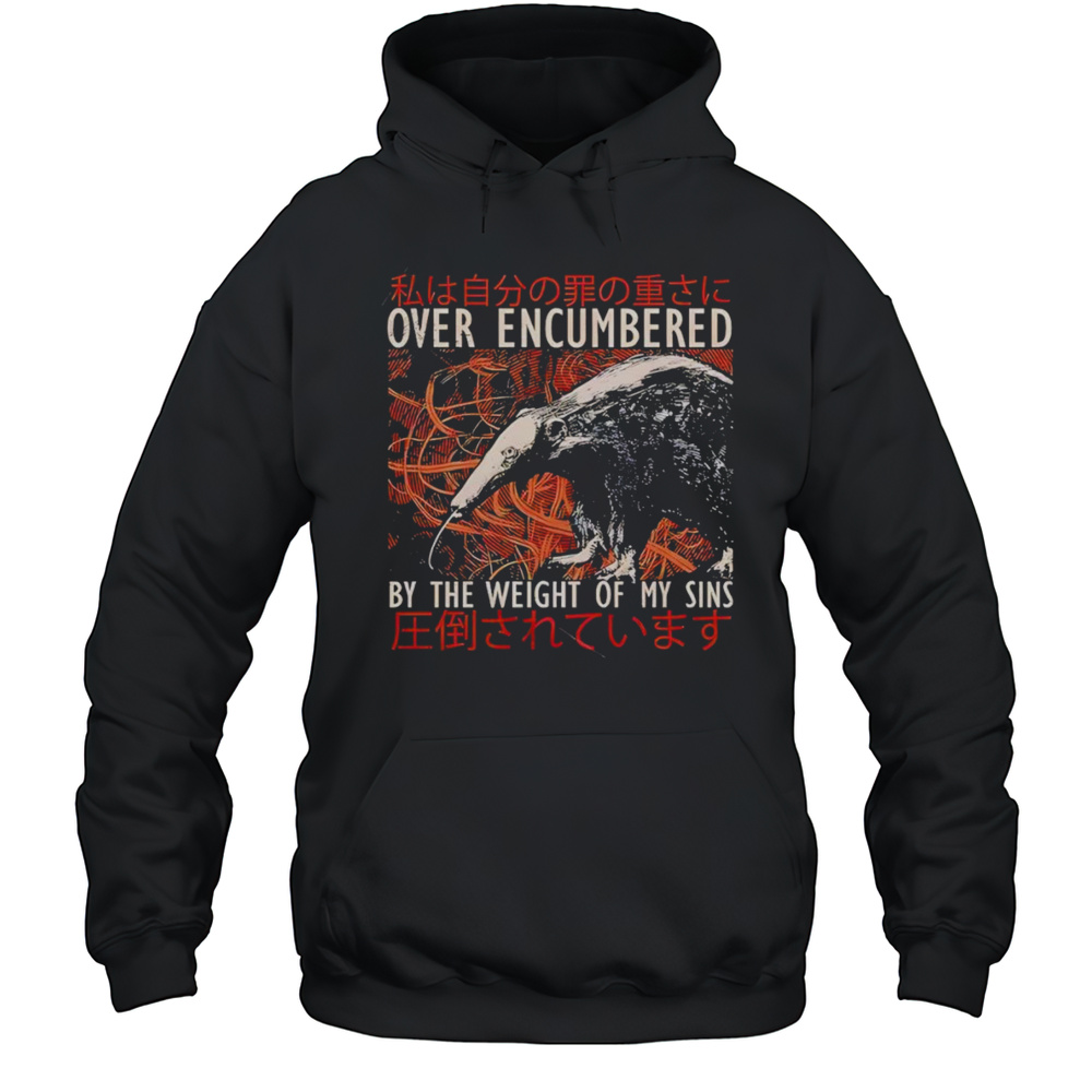 Over Encumbered By The Weight Of My Sins Shirt Unisex Hoodie