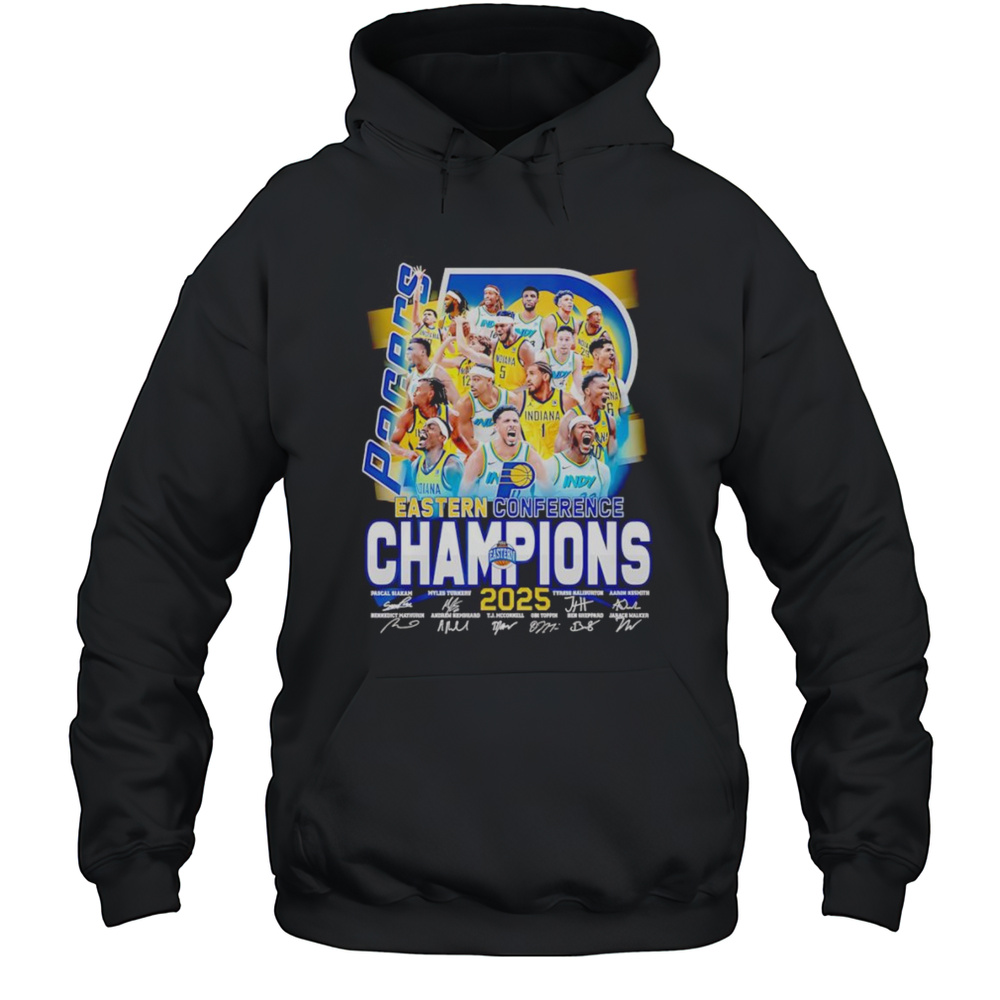 Pacers Eastern Conference Champions 2025 Shirt Unisex Hoodie