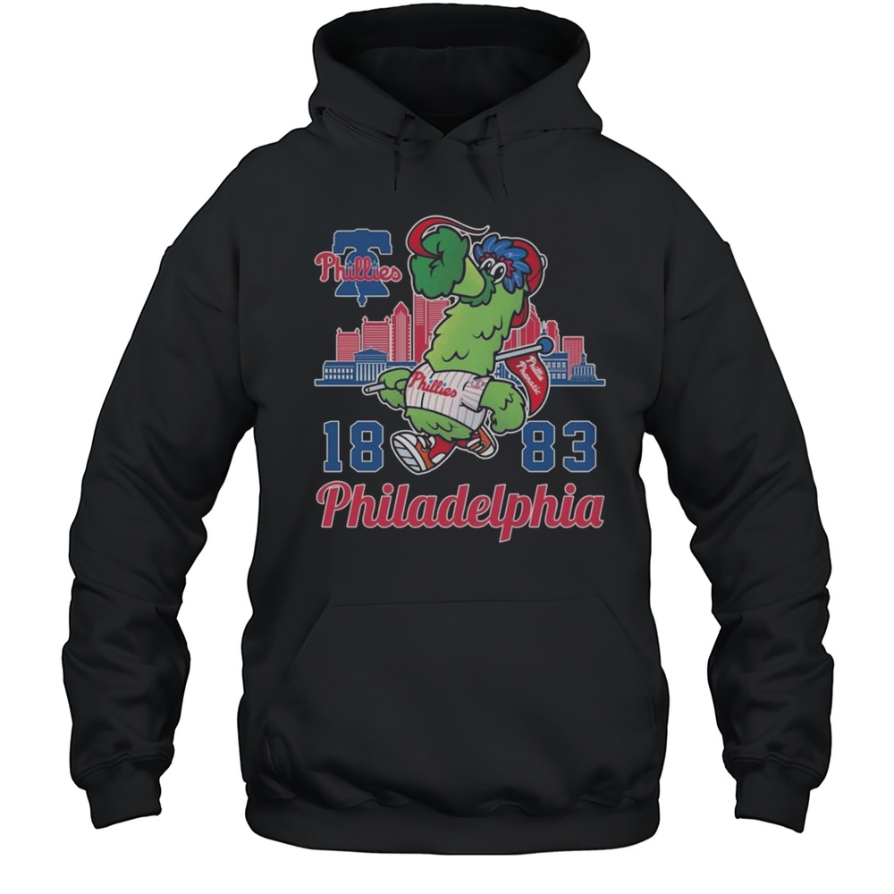Philadelphia Phillies 1893 Mascot Skyline Shirt Unisex Hoodie