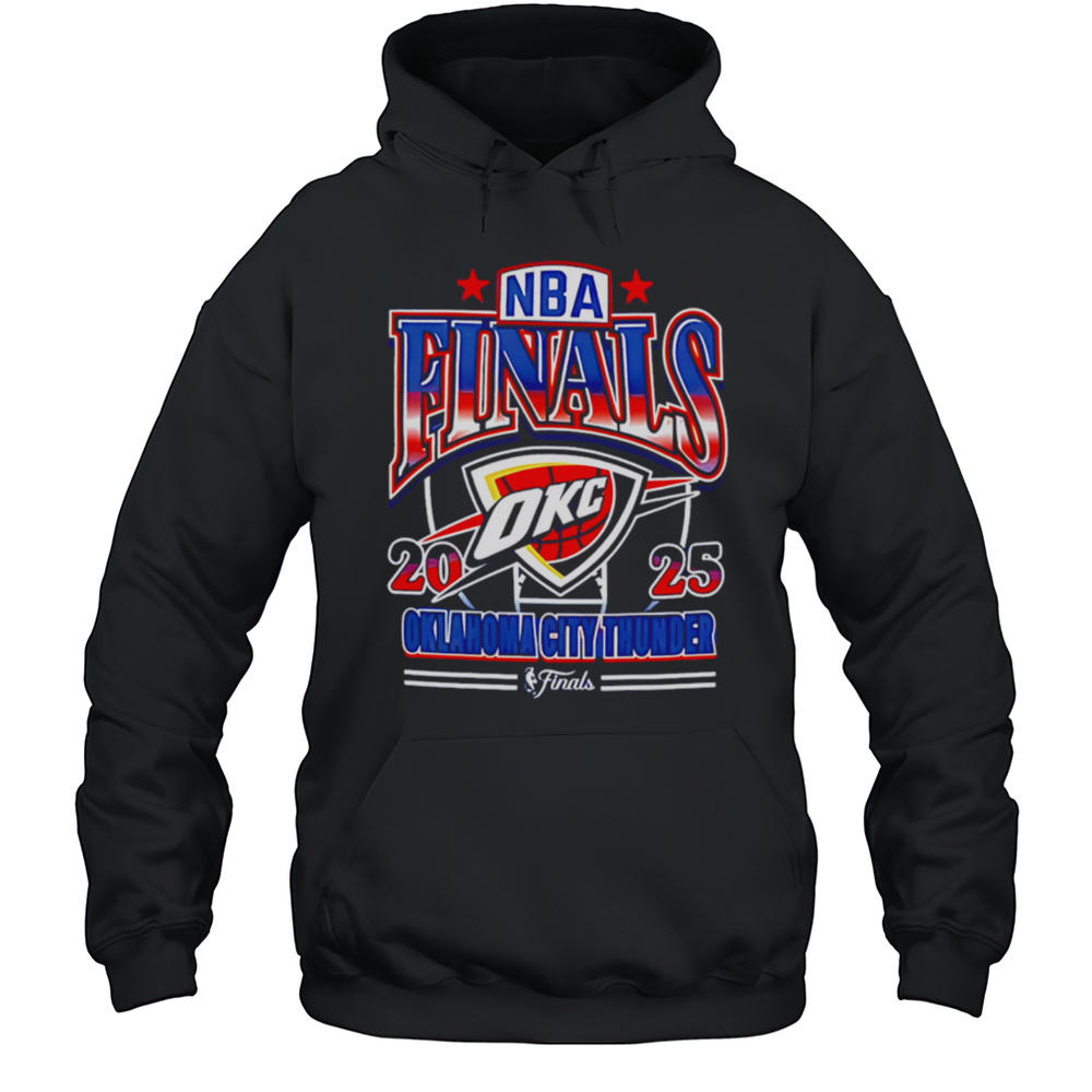 47 Oklahoma City Thunder Blue 2025 Finals Participant Shirt Unisex Hoodie