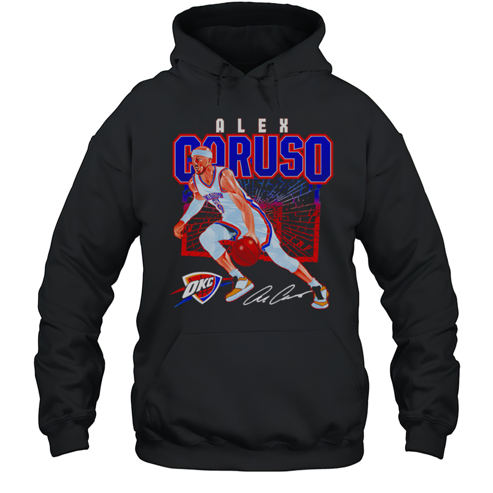 Alex Caruso Oklahoma City Thunder Shattered Shirt Unisex Hoodie