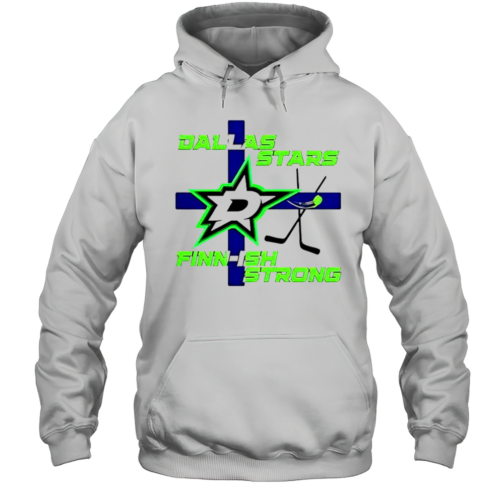 Dallas Stars Hockey NHL Champion Finnish Strong T-Shirt Unisex Hoodie