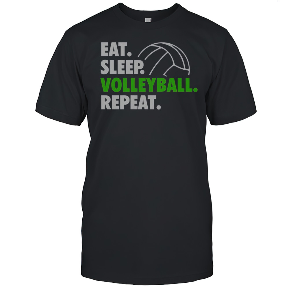 Eat Sleep Volleyball Repeat Premium T-Shirt