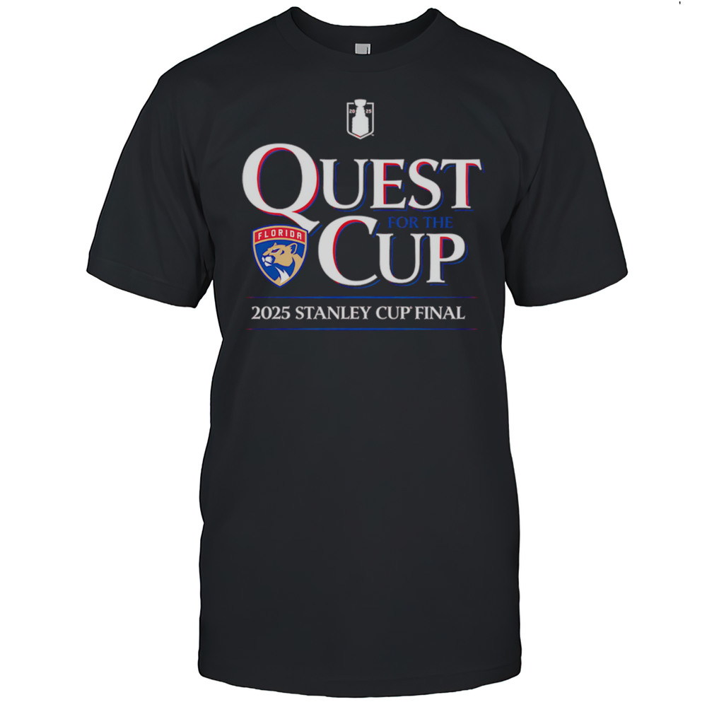 Florida Panthers 2025 Stanley Cup Final Quest For The Cup Shirt