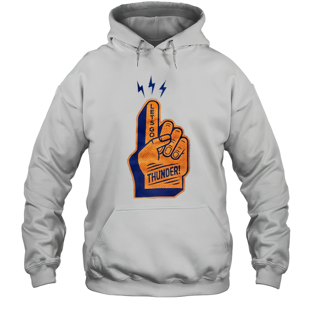 Hand Lets Go Thunder Shirt Unisex Hoodie