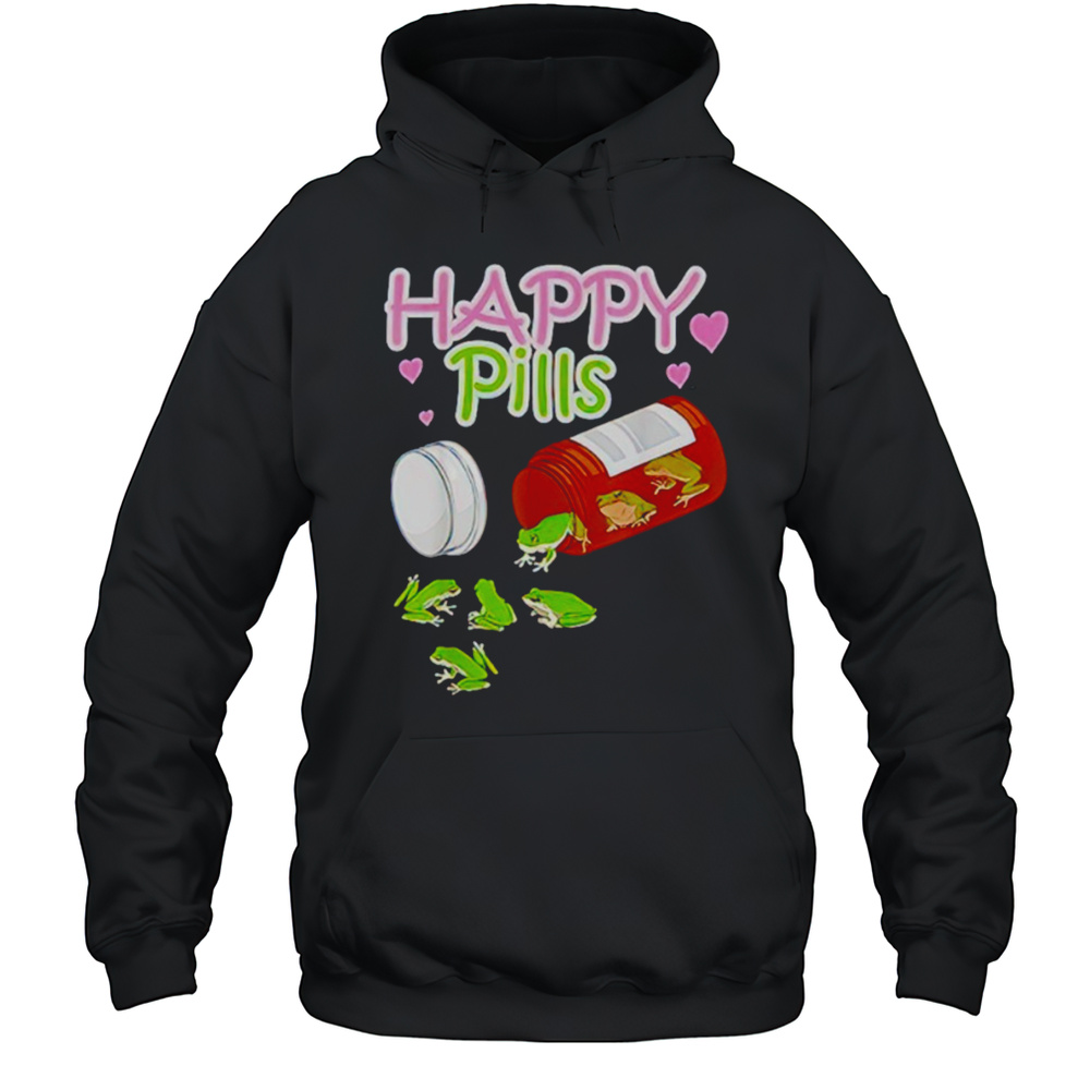 Happy Pills Frog Lover Shirt Unisex Hoodie