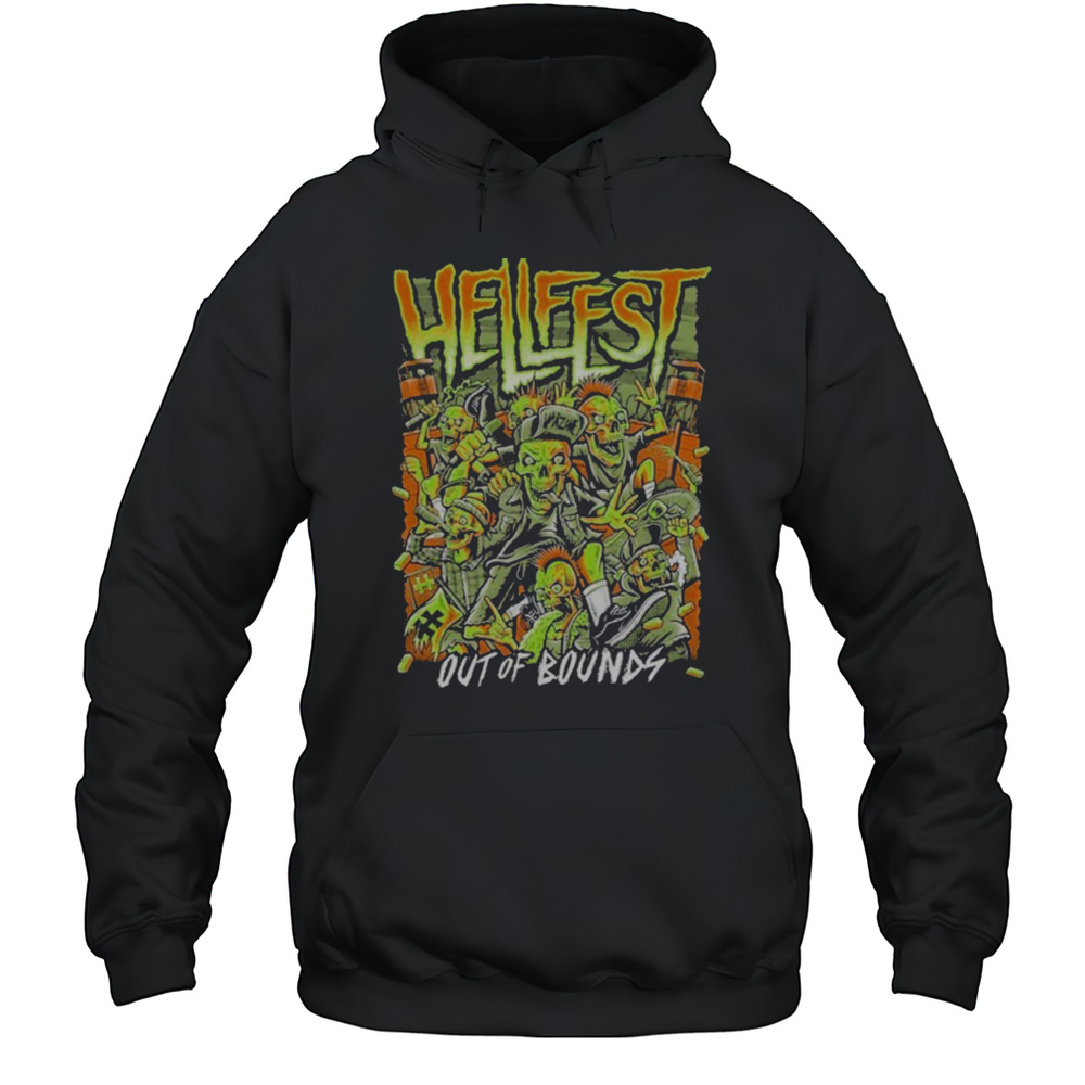 Hellfest Warzone Out Of Bounds On June 19 22 2025 T Shirts Unisex Hoodie