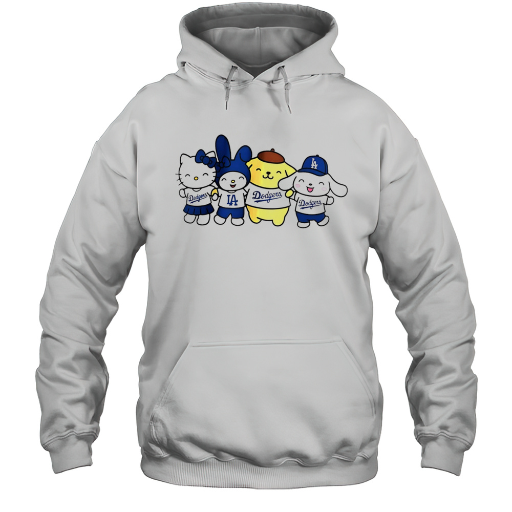 Hello Kitty And Friends La Dodgers Shirt Unisex Hoodie