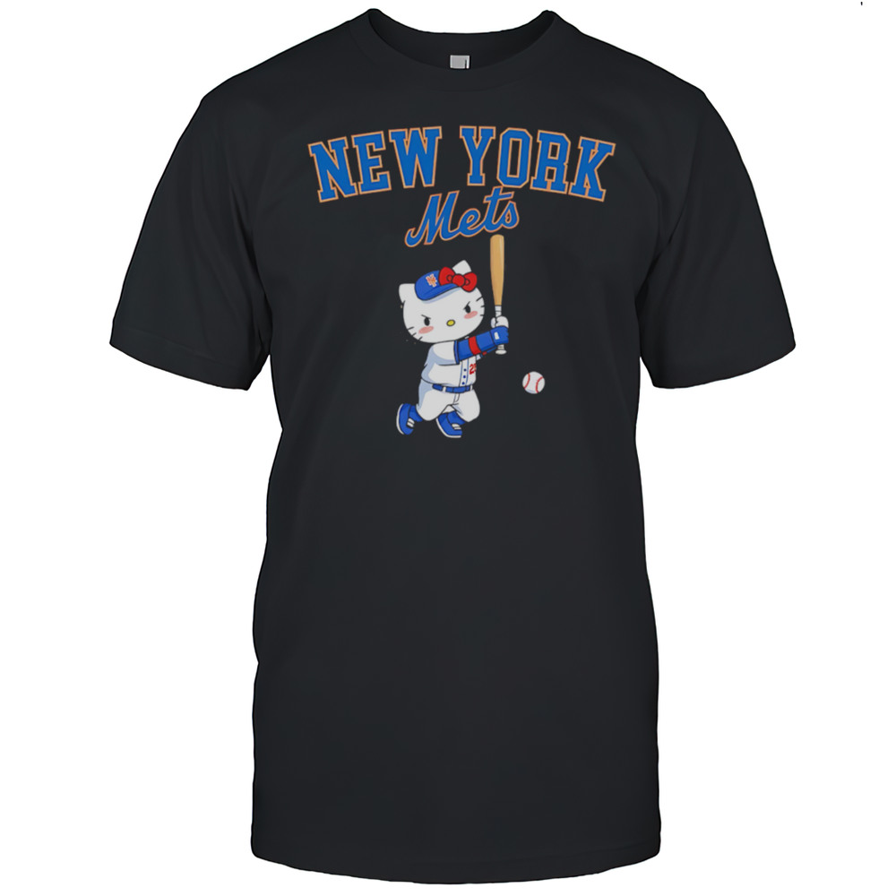 Hello Kitty New York Mets Baseball Player Shirt