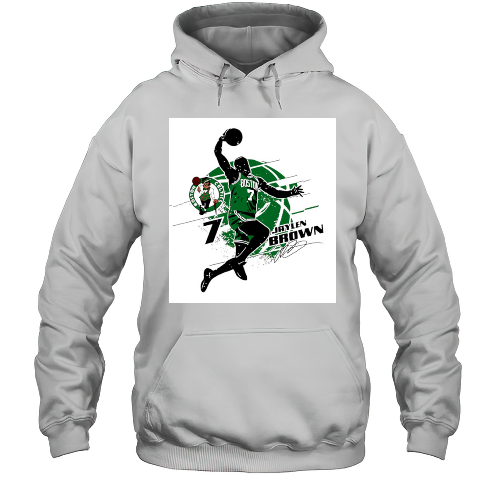 Jaylen Brown Boston Celtics Silhouette Shirt Unisex Hoodie