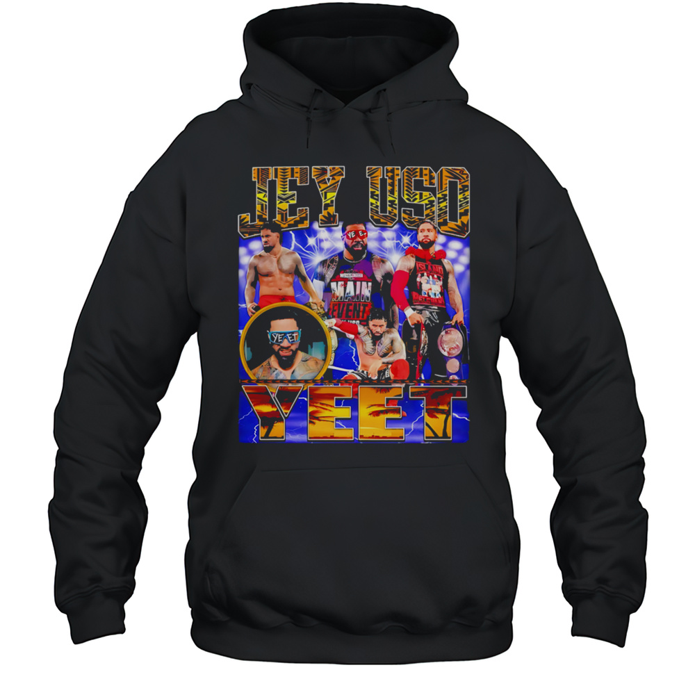 Jey Uso Yeet Wrestler Sublimation Graphic Shirt Unisex Hoodie