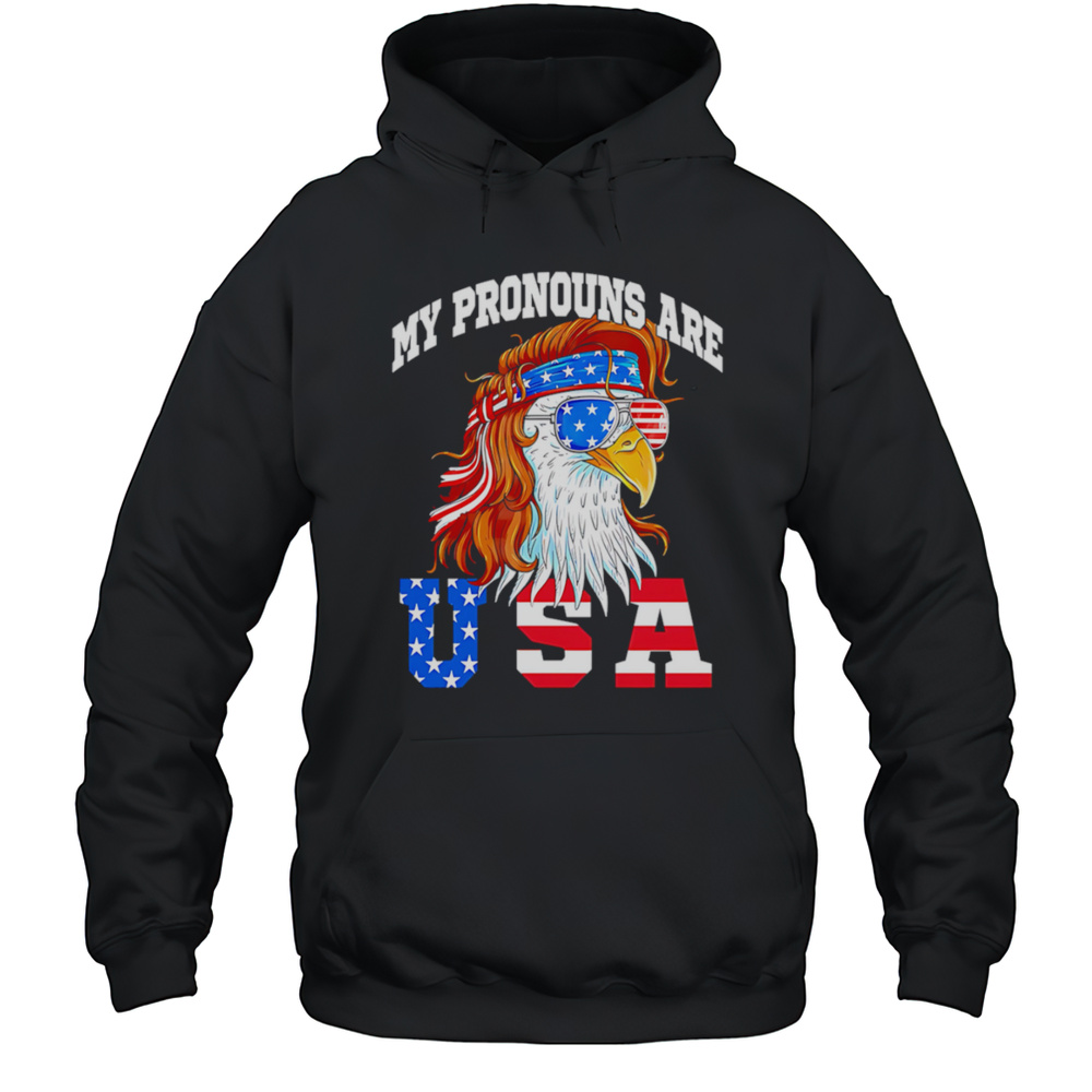 My Pronouns Are Usa Shirt Unisex Hoodie