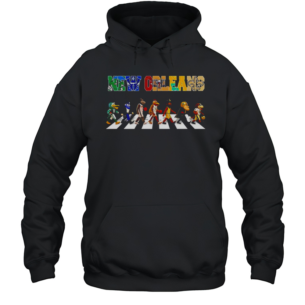 New Orleans Abbey Road Mascot Shirt Unisex Hoodie