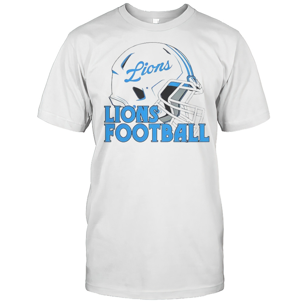 NFL Detroit Lions Football Helmet T-Shirt