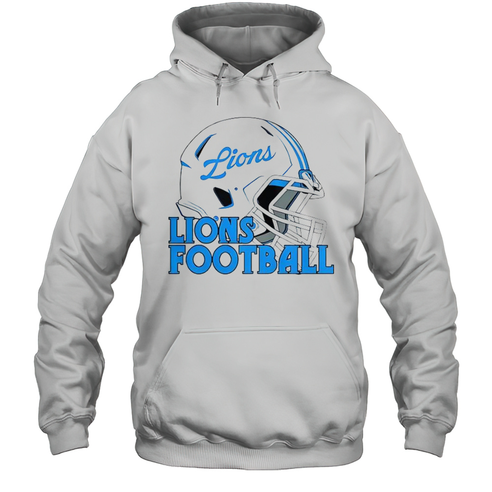 NFL Detroit Lions Football Helmet T-Shirt Unisex Hoodie