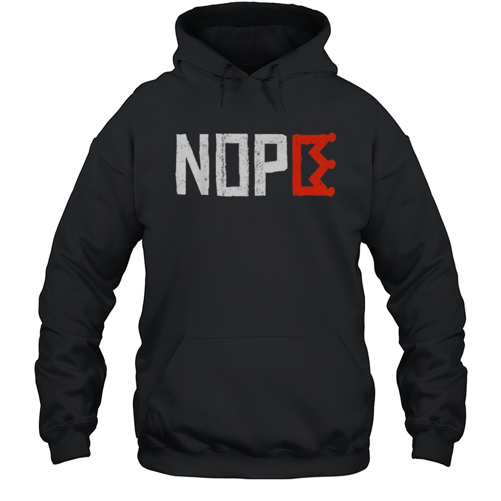 No Kings Nope Protest Sign Horizontal T Shirts Unisex Hoodie