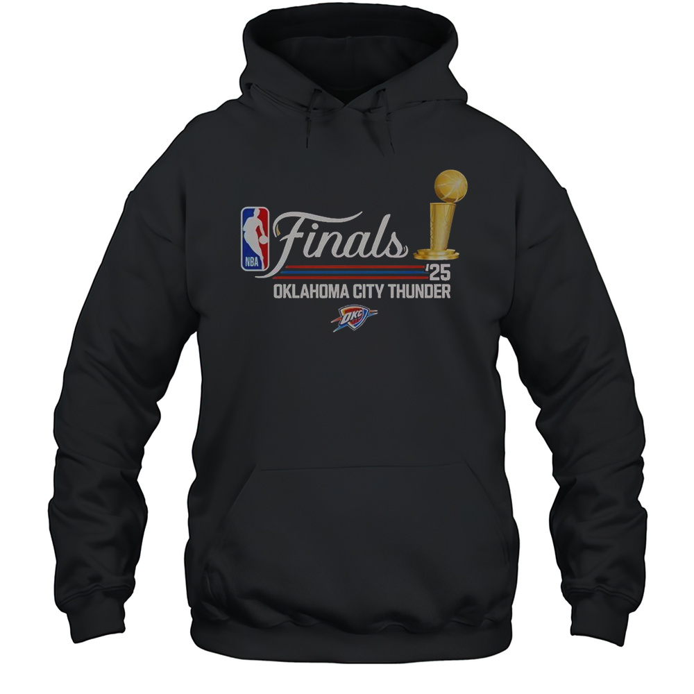Oklahoma City Thunder NBA Finals Script T-Shirt Unisex Hoodie