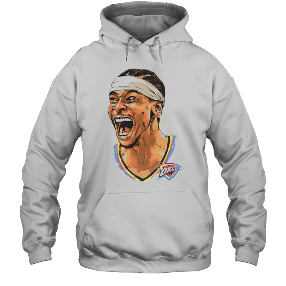 Shai Gilgeous-Alexander Oklahoma City Thunder Portrait Shirt Unisex Hoodie