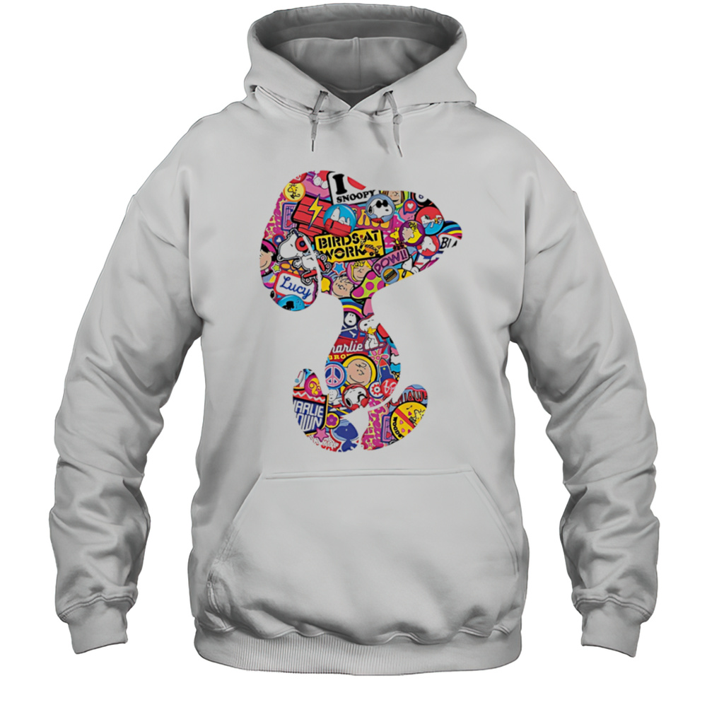 Snoopy Birds At Work Shirt Unisex Hoodie