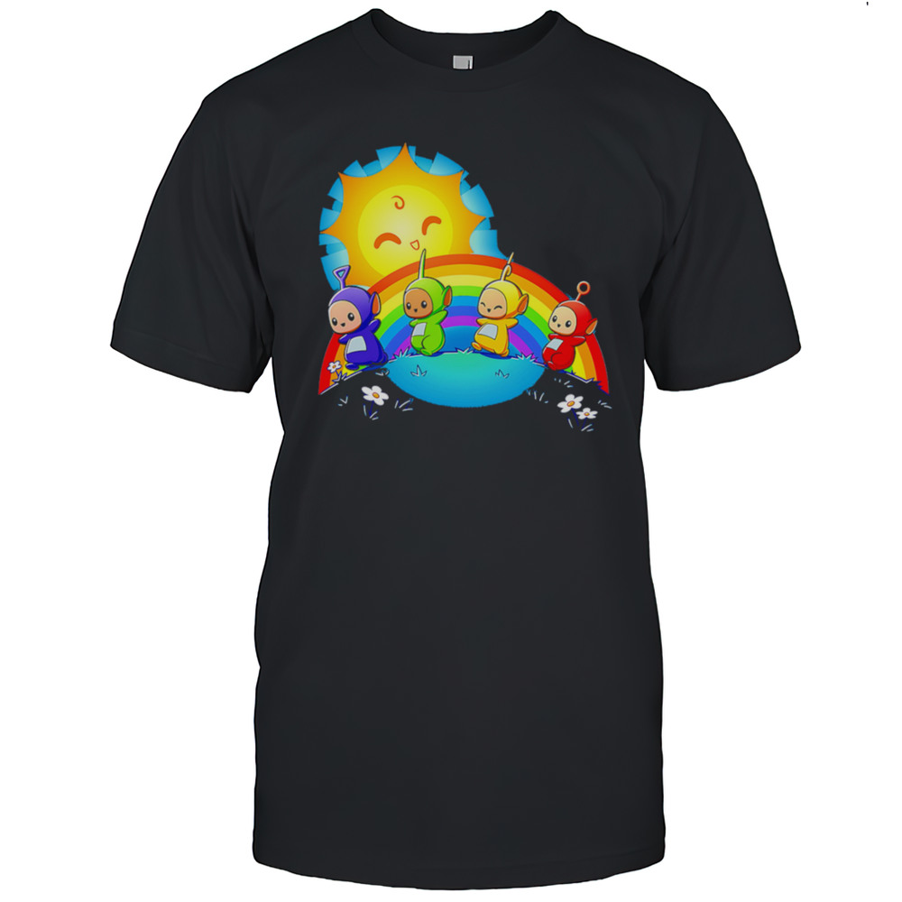 Teletubbies Funny Rainbow Sun Shirt