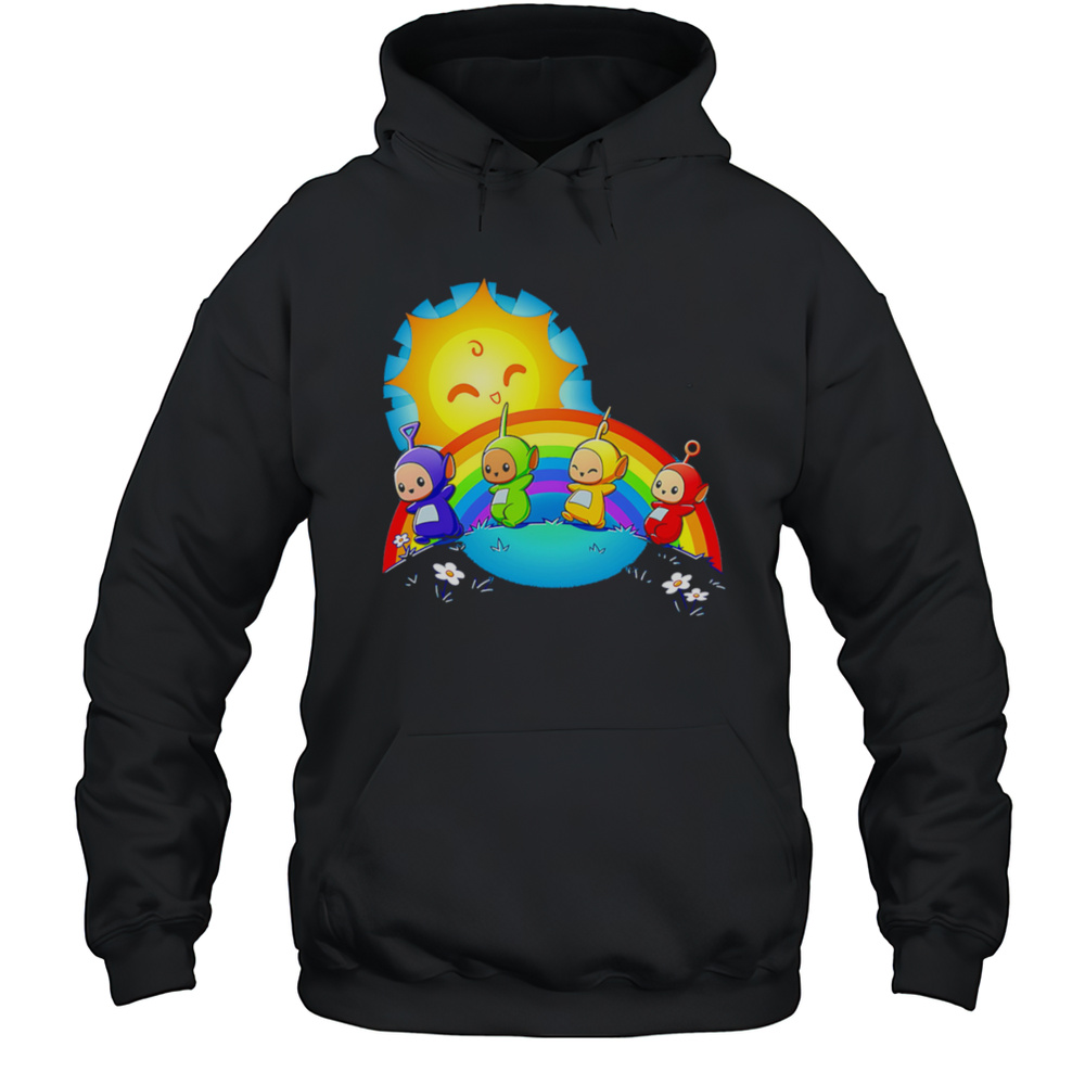 Teletubbies Funny Rainbow Sun Shirt Unisex Hoodie
