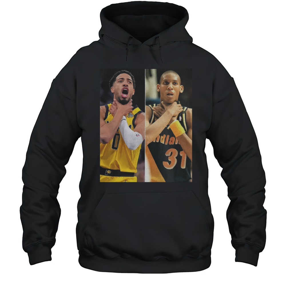 Tyrese Haliburton Reggie Miller Pacers Overrate That Choke Meme Shirt Unisex Hoodie