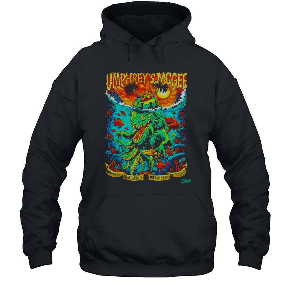 Umphreys McGee Summer 2025 Tour Florida Orlando FL Miami Beach FL T Shirts Unisex Hoodie
