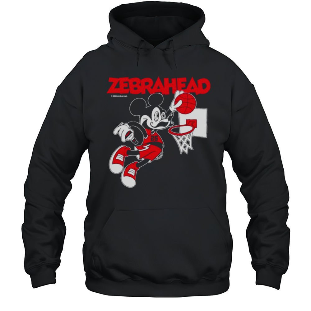 Zebrahead Mickey Mouse Slam Dunk T Shirts Unisex Hoodie