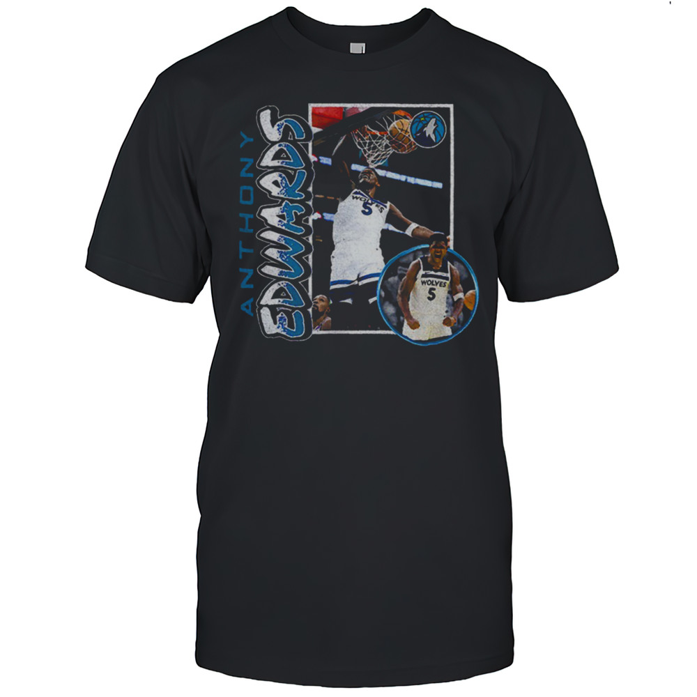 Anthony Edwards Minnesota Timberwolves 90s Player Shirt