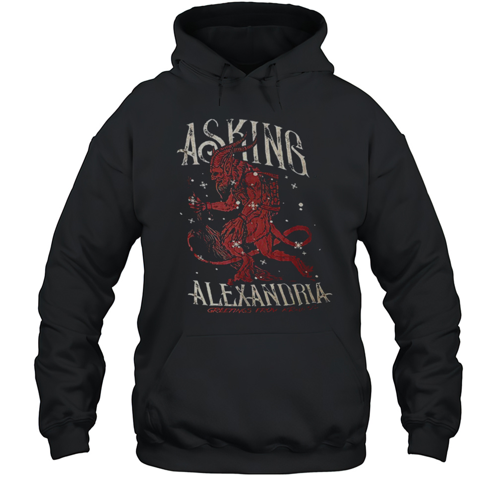 Asking Alexandria Greetings From Krampus Shirt Unisex Hoodie