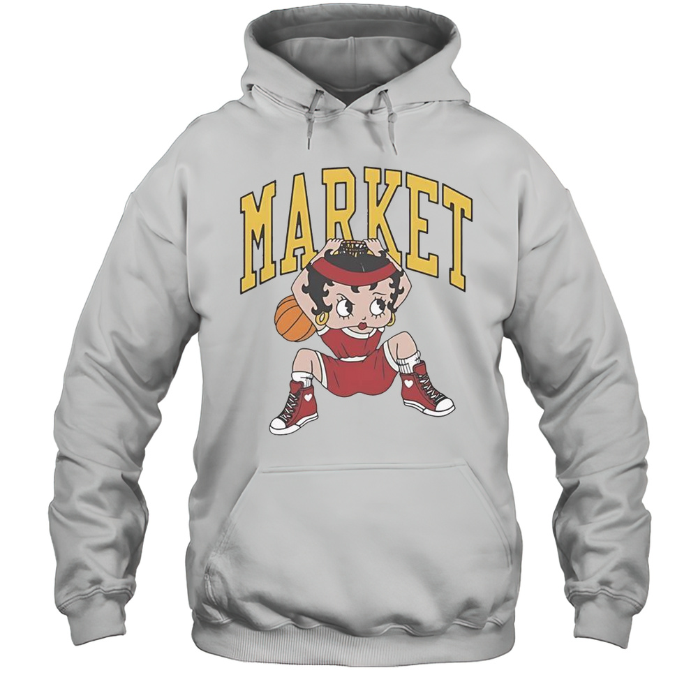 Betty Boop X Market Studios Dunking T-Shirt Unisex Hoodie