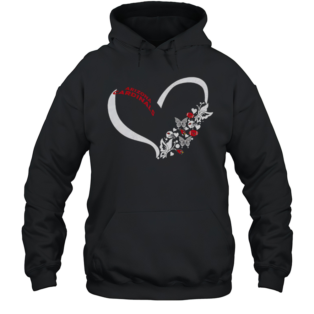 Butterflies In My Stomach Arizona Cardinals NFL Shirt Unisex Hoodie