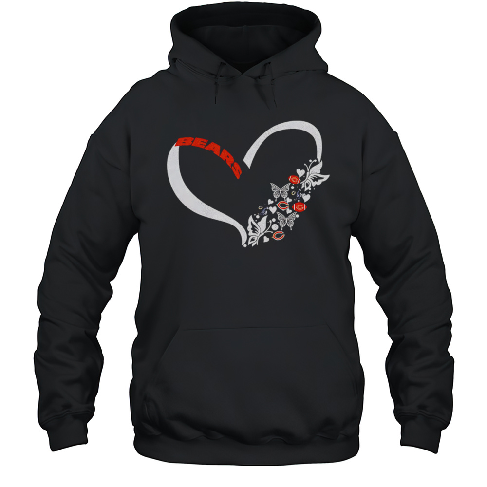 Butterflies In My Stomach Chicago Bears NFL Shirt Unisex Hoodie
