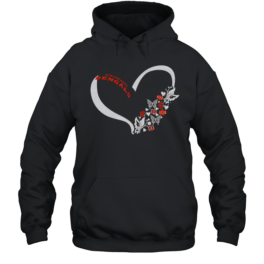 Butterflies In My Stomach CincinnatI Bengals NFL Shirt Unisex Hoodie
