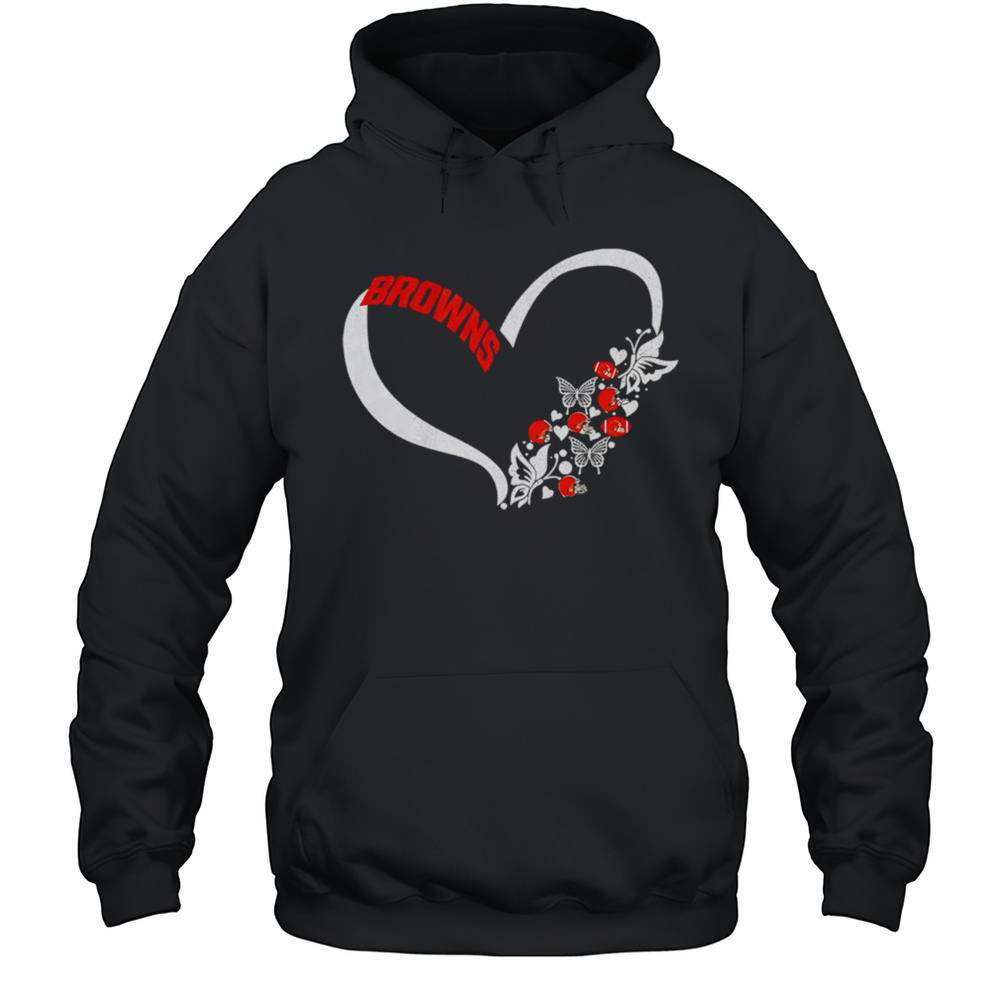 Butterflies In My Stomach Cleveland Browns NFL Shirt Unisex Hoodie