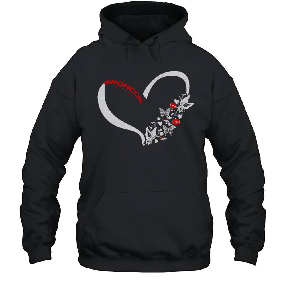 Butterflies In My Stomach Denver Broncos NFL Shirt Unisex Hoodie