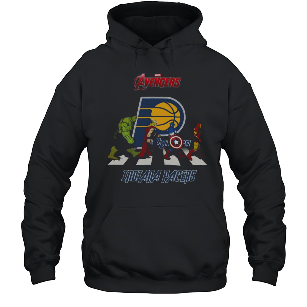 Indiana Pacers Marvel Avengers Abbey Road Shirt Unisex Hoodie