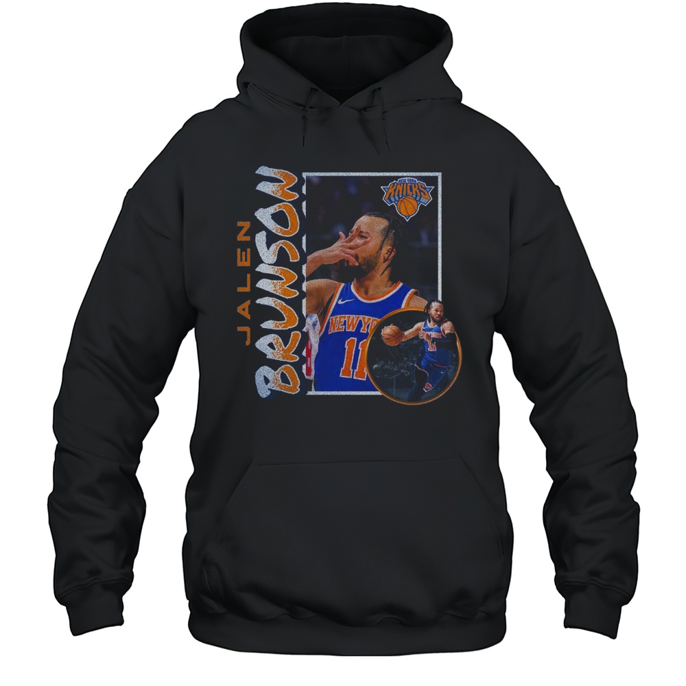 Jalen Brunson New York Knicks 90s Player Graphic 2025 Shirt Unisex Hoodie