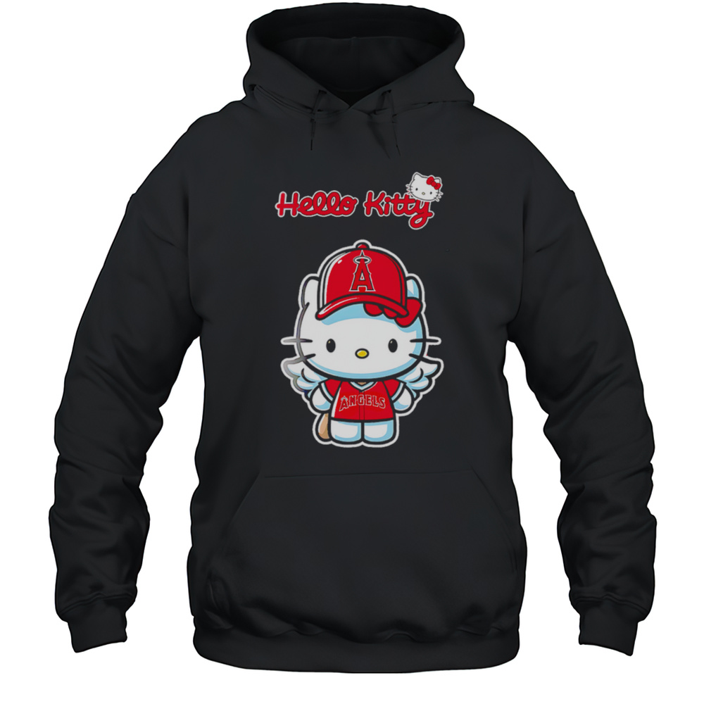 Los Angeles Angels Kitty 2025 Red Shirt Unisex Hoodie
