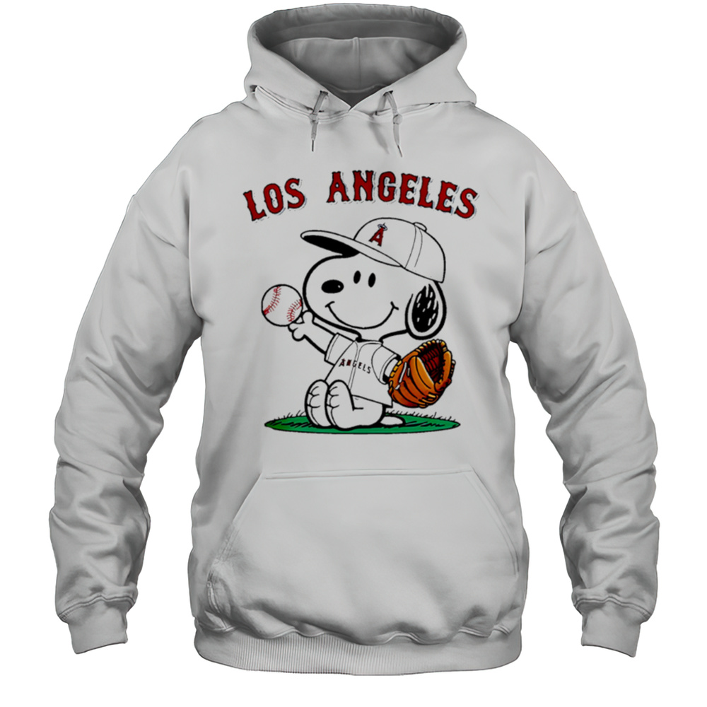 Los Angeles Angels Peanuts Snoopy 2025 Shirt Unisex Hoodie