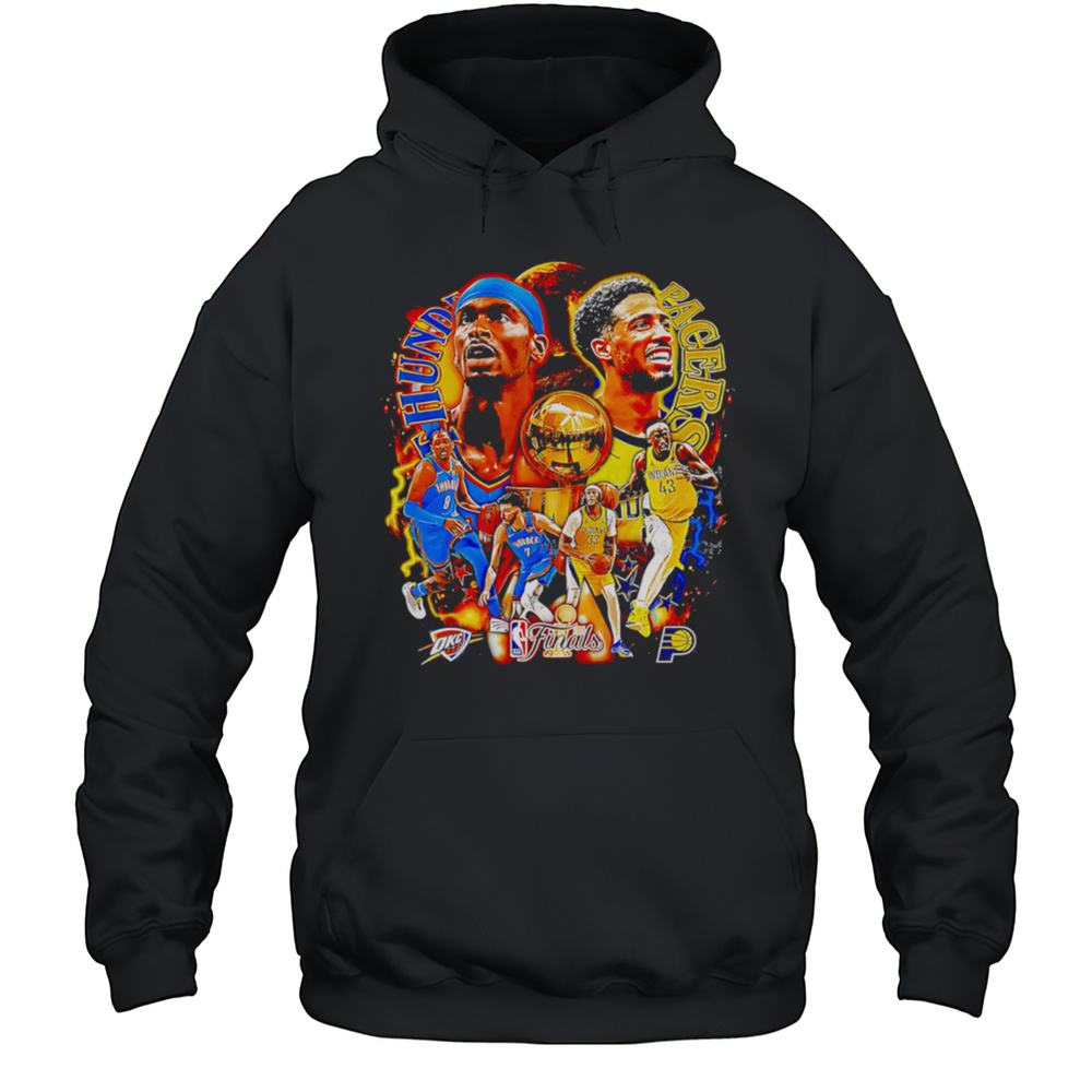 NBA Finals 2025 OKC Thunder Vs Indiana Pacers Shirt Unisex Hoodie