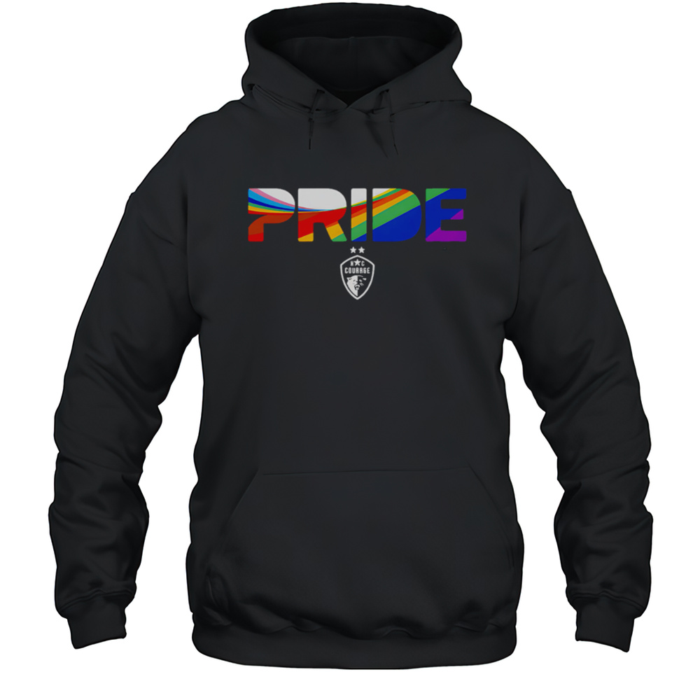 North Carolina Courage Pride Stripes 2025 Shirt Unisex Hoodie