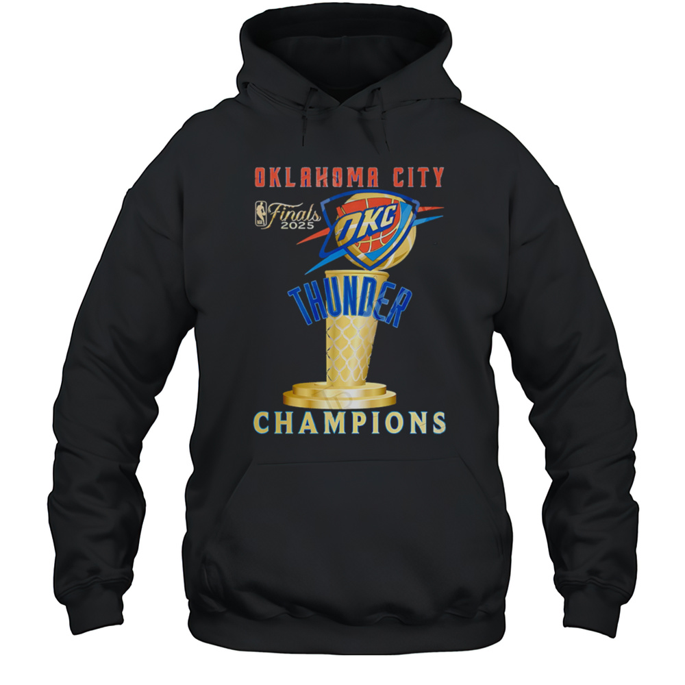 Oklahoma City Thunder Finals 2025 Champions Limited Shirt Unisex Hoodie
